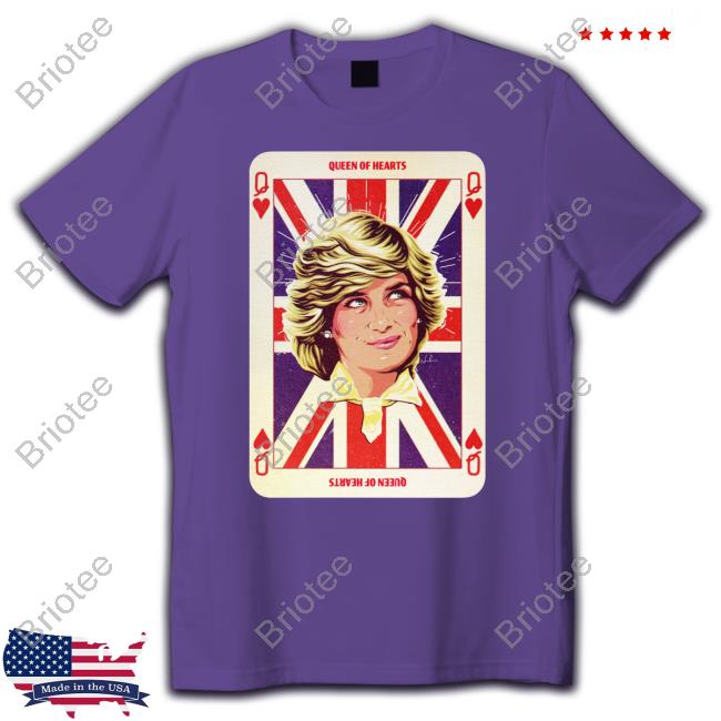Official Nordacious Merch Lady Di Queen Of Hearts Shirts