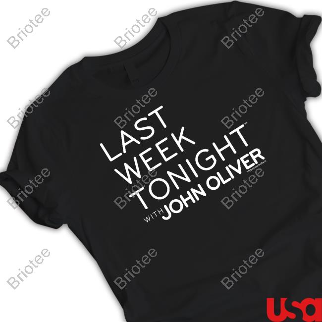 Official Shop HBO Merch Last Week Tonight with John Oliver Logo Hoodie