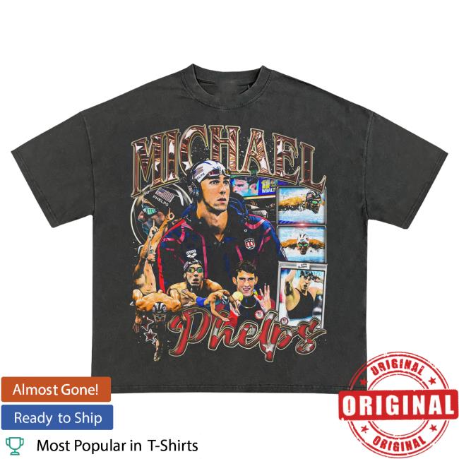 Official Game Changer Michael Phelps Tshirt Pepper GameChanger