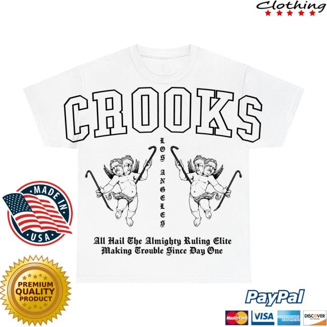 Crooks & Castles - Crooks Goth Emblem Tee Shirt Crooks & Castles Store Merch