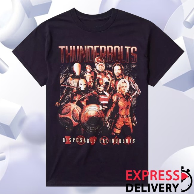 Official Marvel Thunderbolts* Group Lineup Shirt - Marvel