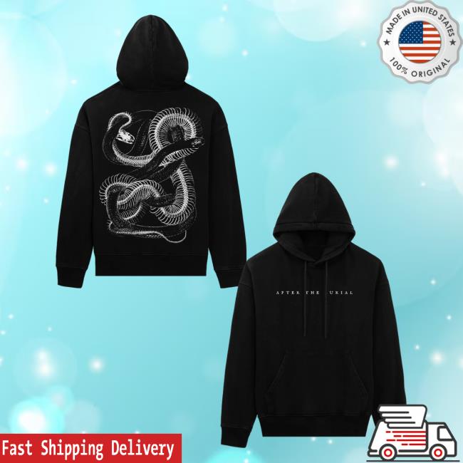 Official After The Burial Merch Serpentine Black Long Sleeve Shirt 2023