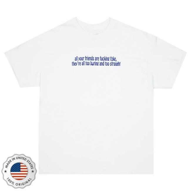 Official Benee Merch Store Shop Benee Boring And Straight White Top Shirt