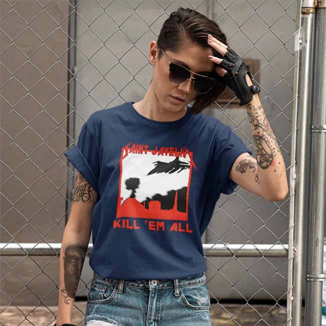 Saint Javelin Kill Em All T Shirt Black