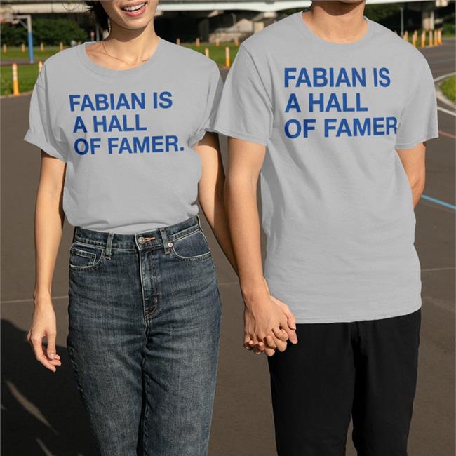 Obvious Shirts Fabian Is A Hall Of Famer T-Shirt Jim Deshaies Boog
