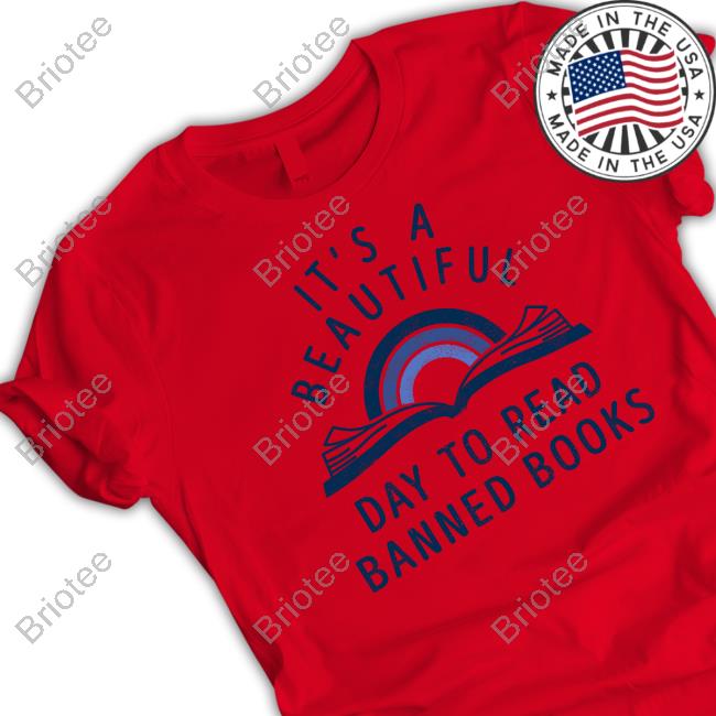 Jack Hopkins It's A Beautiful Day To Read Banned Books T-Shirt