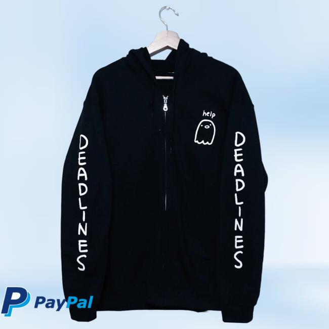 Official Ohmonah Merch Shop Deadlines Zipper Hoodie