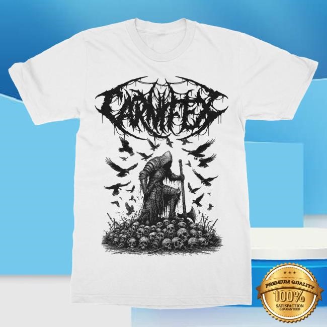 Official Indie Merch Store Carnifex Crow knight Hot Shirt IndieMerchStore