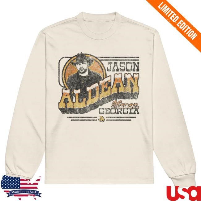 Official Jason Aldean Store Meat Macon, Georgia Long Sleeve Tees