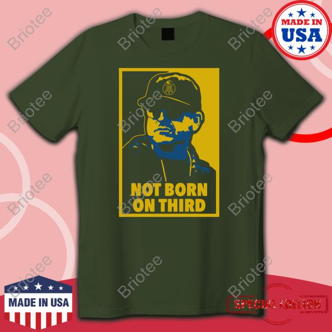 Not Born On Third Hooded Sweatshirt
