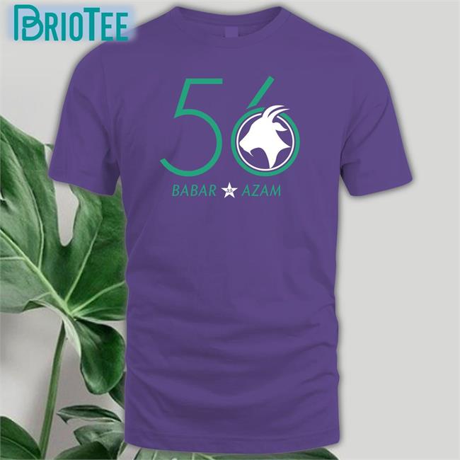 Pcb Shop 56 Goat Babar Azam Long Sleeve Tee Shirt Pakistan Cricket