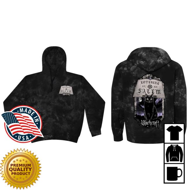 Blackcraft Cult Clothing Store BlackcraftCult Entering Salem - Kids Black Crystal Hood