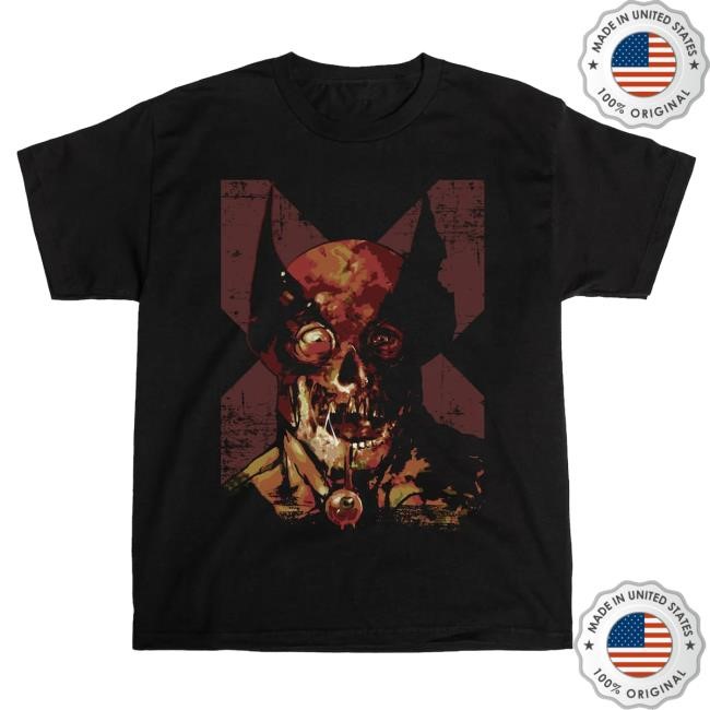 Official Heroes and Villains Merch Store Shop Marvel Zombies Wolverine Face Shirts Heroes & Villains