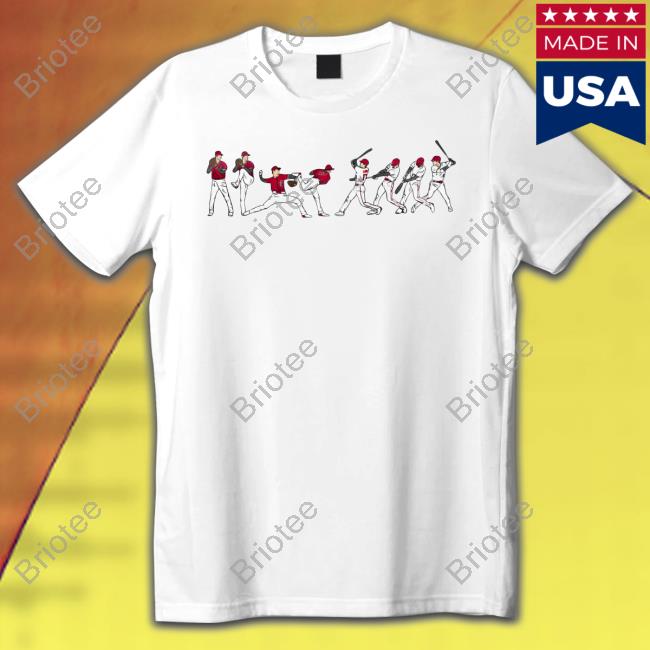 Shohei Ohtani Pitching Hitting T Shirt