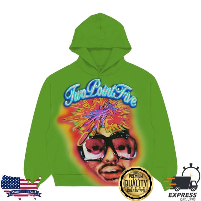 Aminé Twopointfive Airbrush Crewneck Sweatshirt Green
