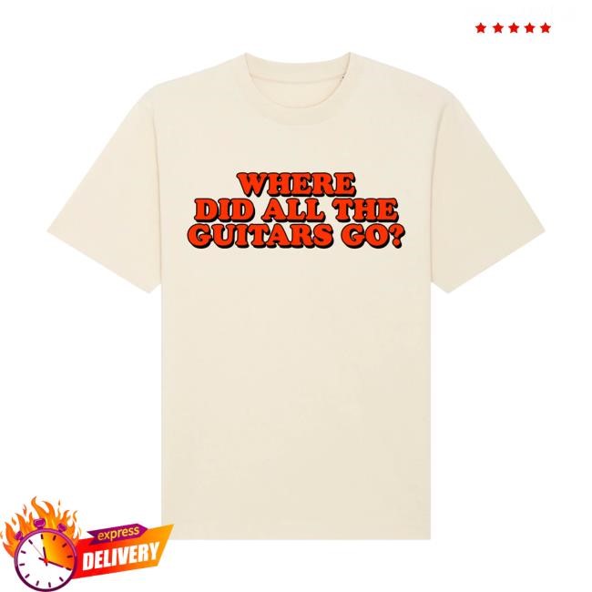 Power To Play | Where Did All The Guitars Go? S/s Shirt | McFly | Official Store Merch