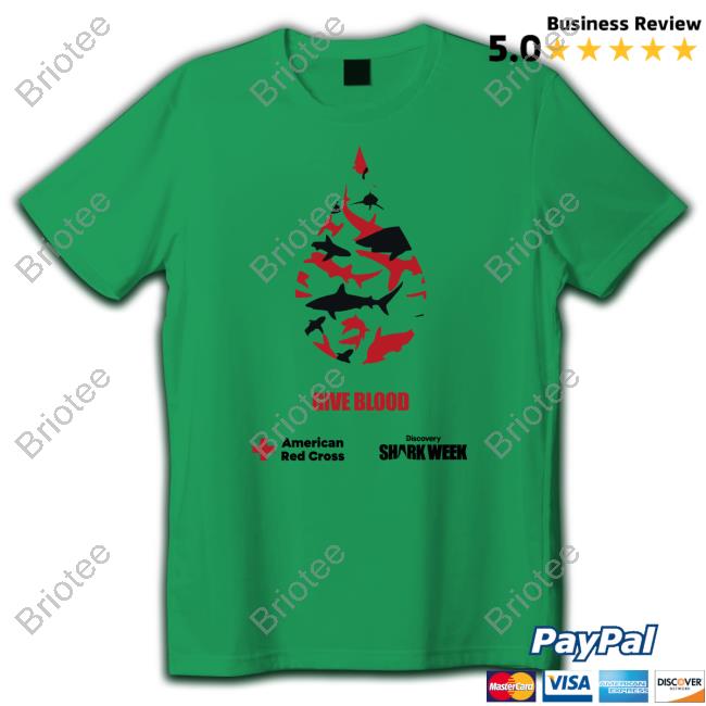 Red Cross Shark Week 2022 Tee Shirt
