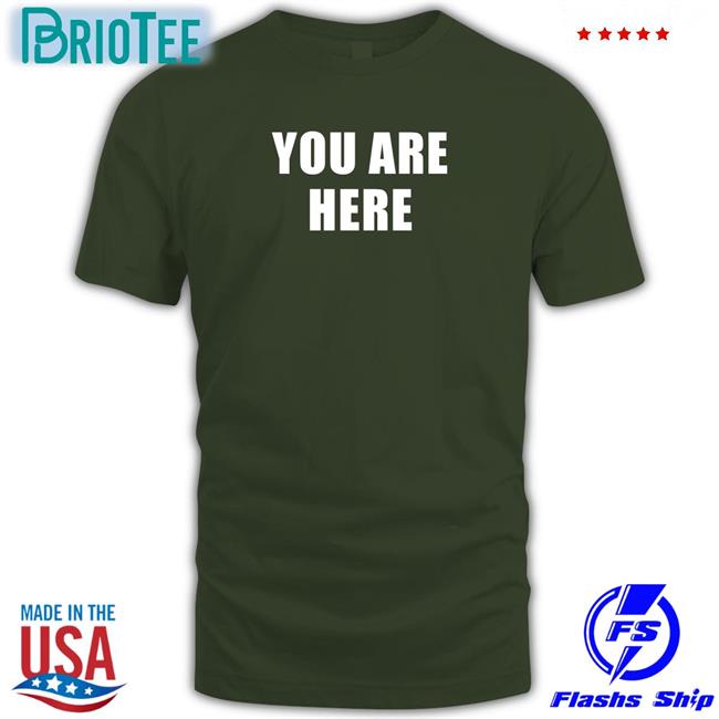 You Are Here Long Sleeved T Shirt Super 70S Sports Store