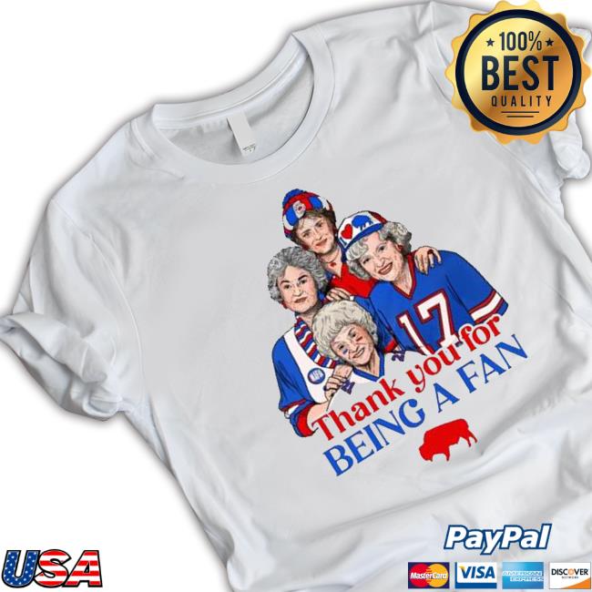 Official Buffalo Bills Golden Girls Thank you for being a fan 2022 Tee