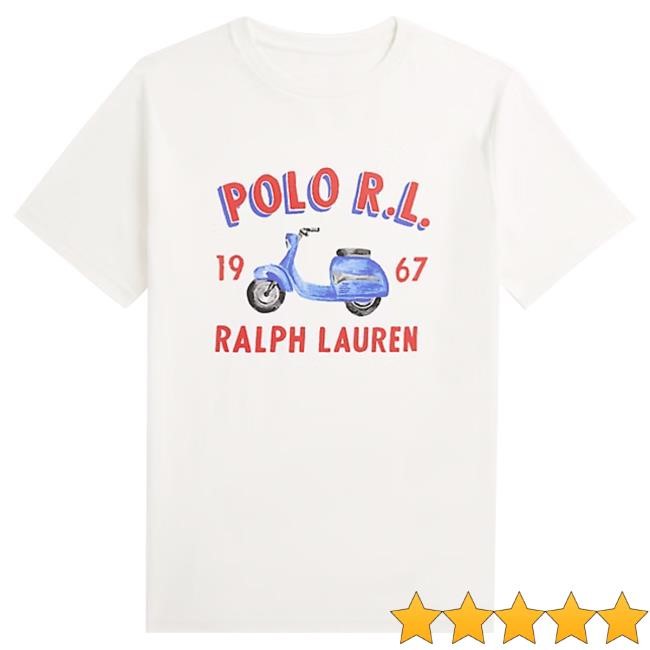 Ralphlauren Logo Cotton Jersey Tee Shirt
