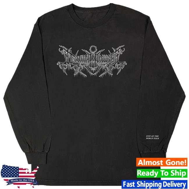 Daniel Howell Black Metal Dank Throne Long Sleeve Tee