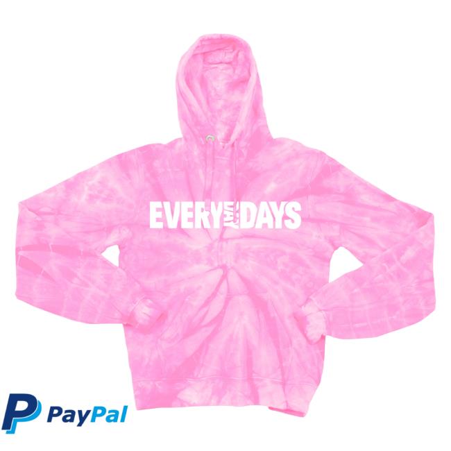 Official Official Snow Tha Product Clothing Merch Every Day Days Everydaydays Tie Dye Pullover Sweatshirt Pink SnowThaProduct