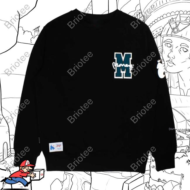 Official Money Clothing Big M Crew neck Sweatshirt Black