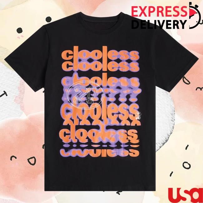 Official Clooless Merch Core Echo Shirt - Black