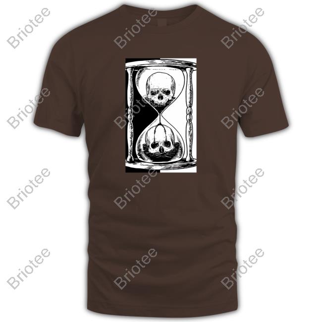 Official Skull Hourglass Long Sleeve Tee Shirt