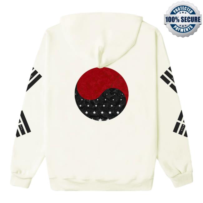 Official Kore Limited Merch Store KoreLimited Taeguk Kr-Am Popover Sweatshirt (Cream) Kore Limited Apparel Clothing Shop