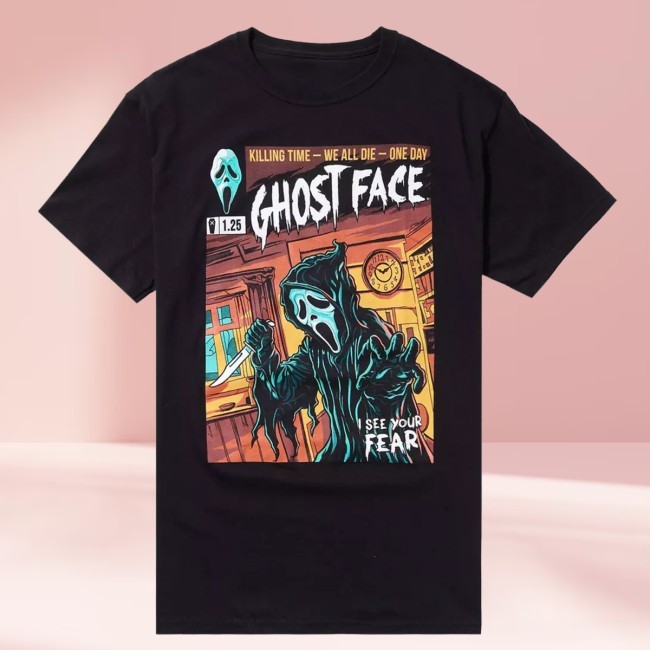 Hottopic Shop Ghost Face Comic Cover T Shirt
