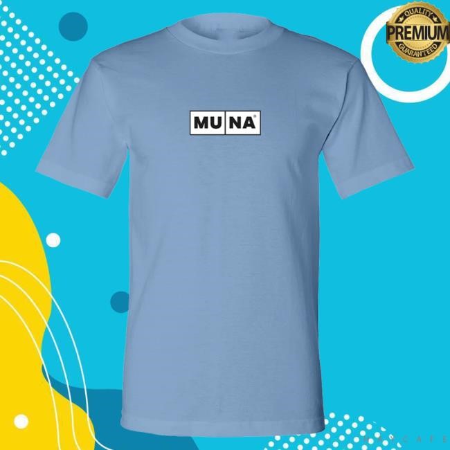 Muna LP3 Logo Blue Tees