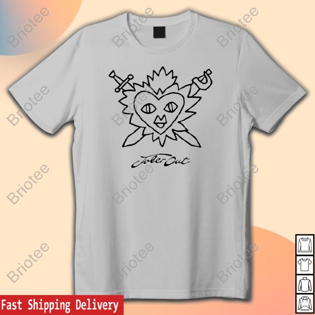 Joker Out Heart Grey Shirt