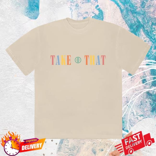 Take That Natural Take That Logo Tee
