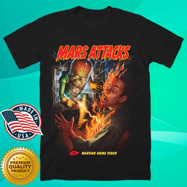 Official Cavity Colors Mars Attacks: Martian Home Video - Attractive Shirt