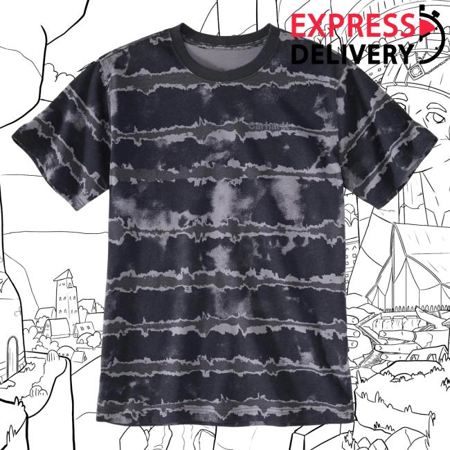 Official Dicks Sporting Goods Carhartt Tie Dye Hot Shirt Black Tie-Dye Dickssportinggoods