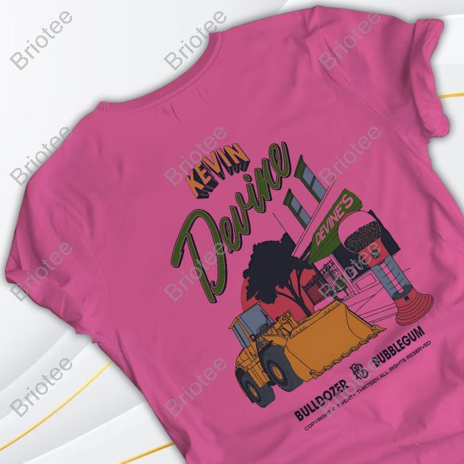Official Kevin Devine - Bubbledozer New Shirt Down Right Shop Store Kevin Devine - Bubbledozer Shirt New
