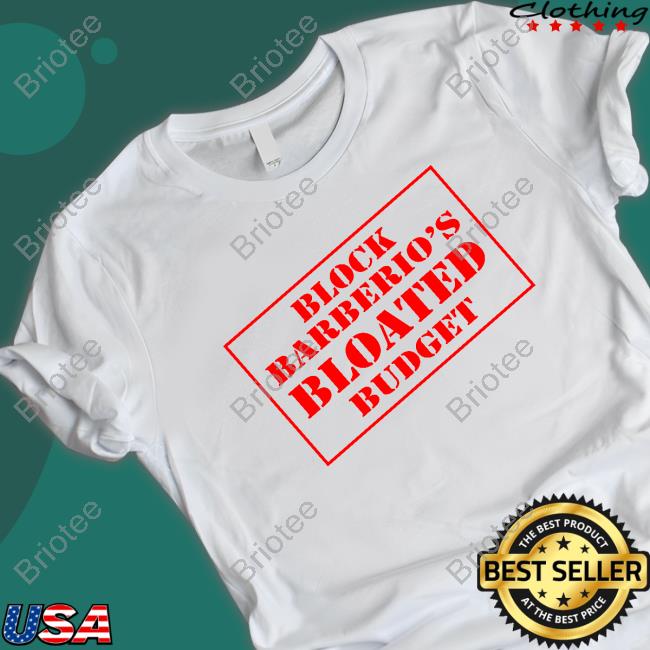 Official TAPinto Block Barberio’s Bloated Budget Long Sleeve Tee