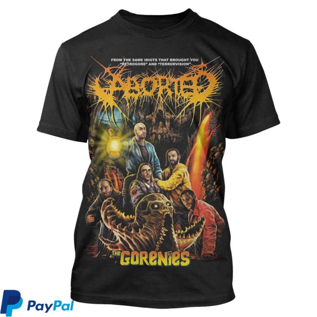 Official Indie Merch Store Shop Aborted "Goonies" Popover Shirt IndieMerchStore