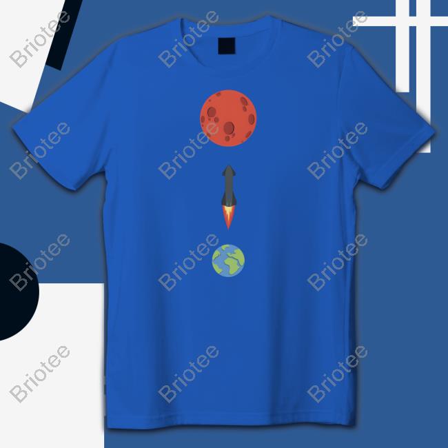 Starship To Mars Tee Shirt