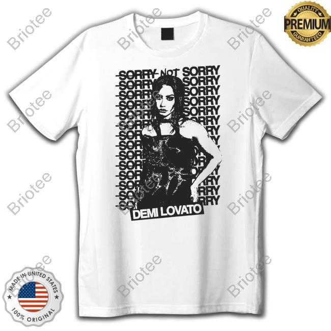 Official Demi Lovato Sorry Not Sorry clothing plus size