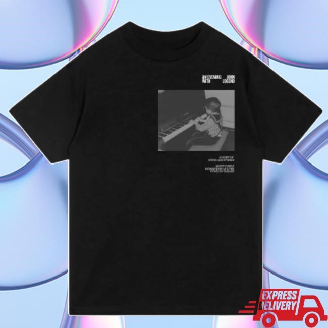 John Legend Official Merch Store 'An Evening With' Vintage Shirt John Legend Clothing Shop