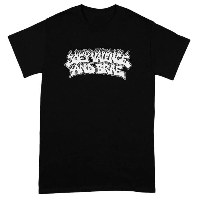 Official Manhead Merch Joey Valence and Brae Black Logo Top Shirt
