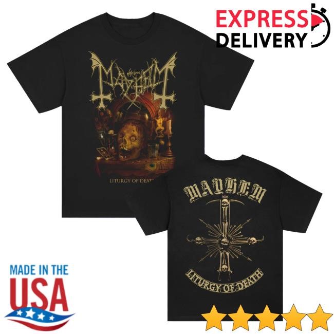 Official Mayhem Band Vanitas Shirts (Black)