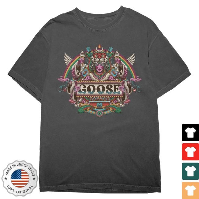 Official Goose The Band Merch Tiger Queen Tour Shirts Goosetheband