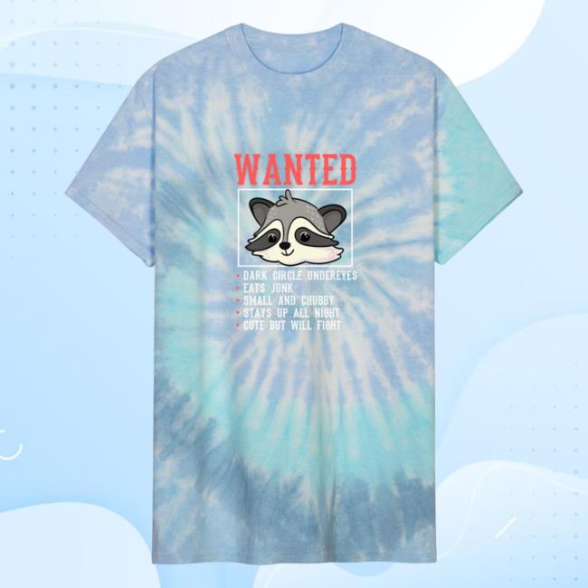 Official Bad Guy Biker Fox Unisex Tie Dye Blue Lagoon Top Shirt