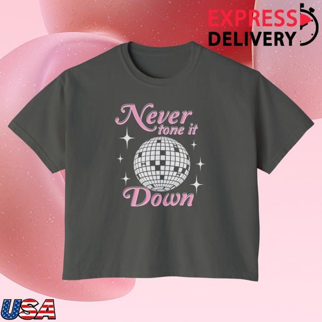 Official Ilona Maher Merch Store Shop Ilona Maher Never Tone it Down Boxy T-Shirt Random Colors IlonaMaher