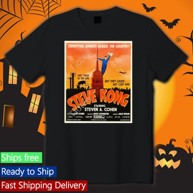 Athlete Logos Terrifying Owners Across The Country Steve Kong T Shirt