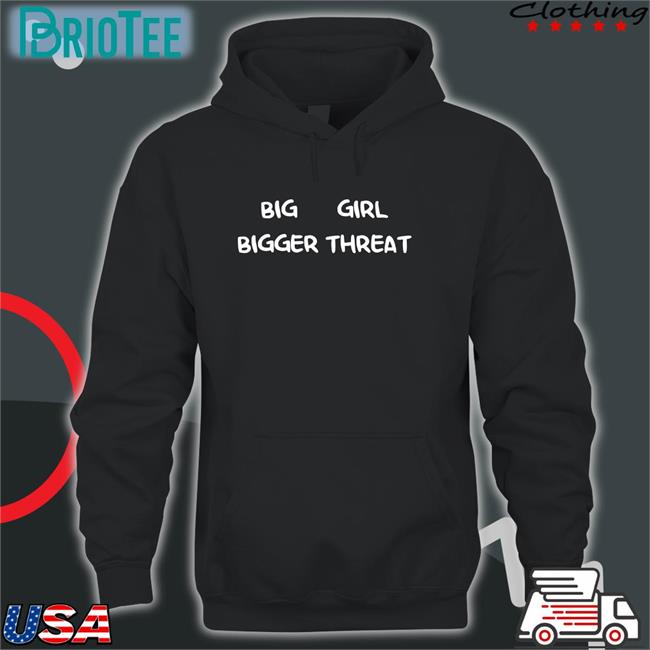 Nerdy Big Bigger Girl Threat Classic Long Sleeve Tee Black Nerdyreindeer