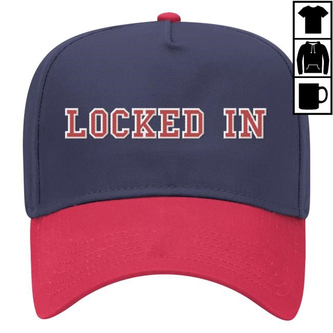 Official Down Right Merch Store Davis Clarke - Locked In Baseball Hat